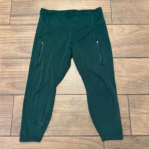 Athleta Forest Green 7/8 Tights